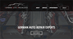 Desktop Screenshot of german-auto-specialists.com