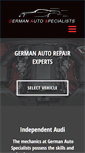 Mobile Screenshot of german-auto-specialists.com